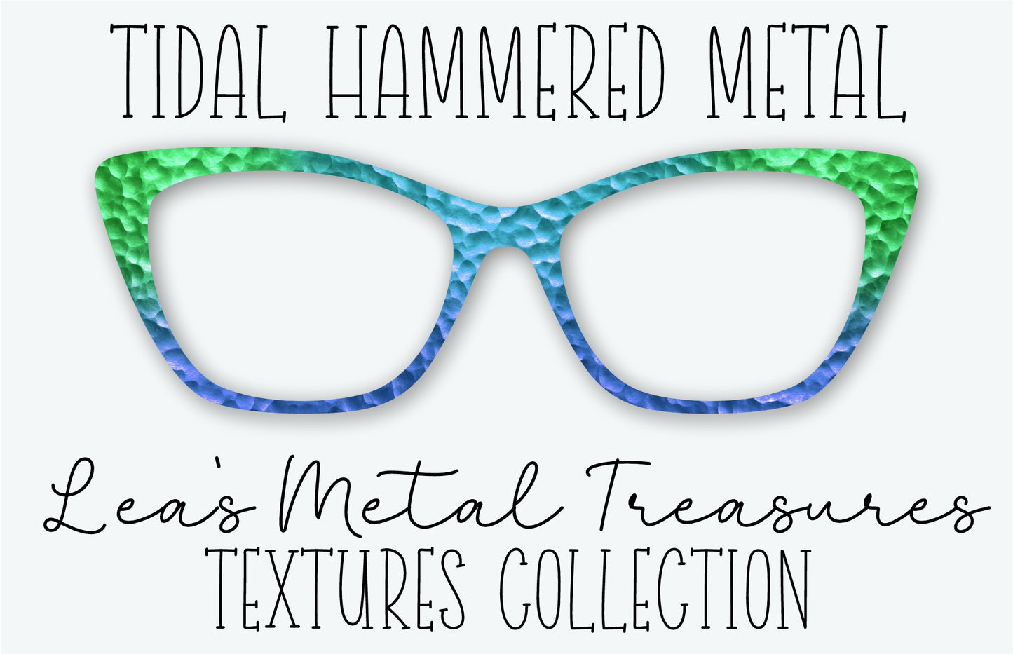 Tidal Hammered Metal Eyewear Frame Toppers • Subscription Box Semi Exclusive COMING AUGUST 2026