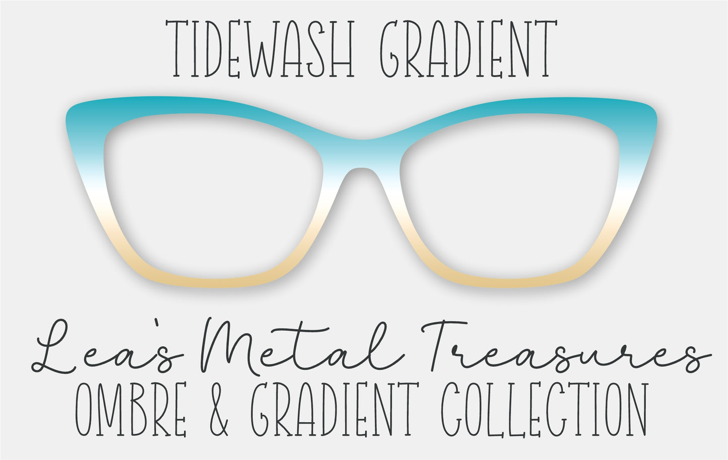 Tidewash Gradient Eyewear Frame Toppers