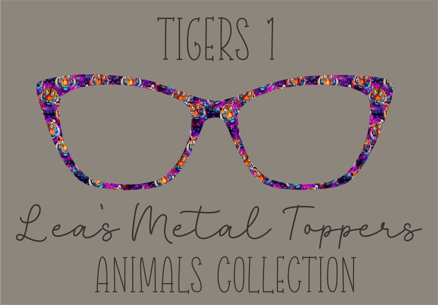 TIGERS 1 Eyewear Frame Toppers COMES WITH MAGNETS