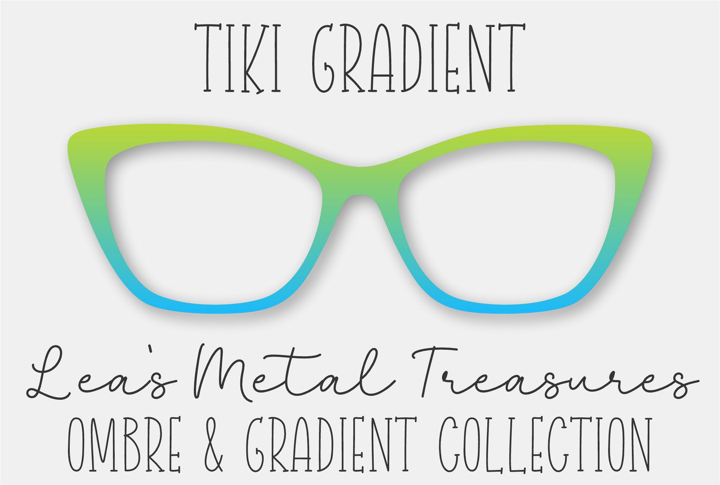 Tiki Gradient Eyewear Frame Toppers