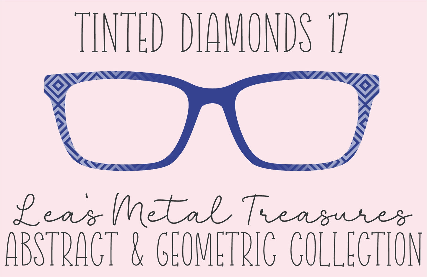 Tinted Diamonds Vertical Fade 17 Eyewear Frame Toppers COMES WITH MAGNETS