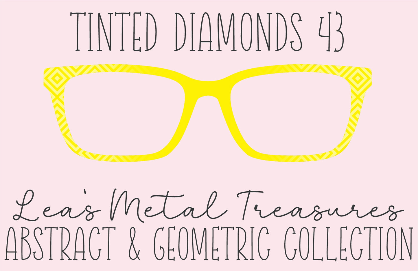 Tinted Diamonds Vertical Fade 43 Eyewear Frame Toppers COMES WITH MAGNETS