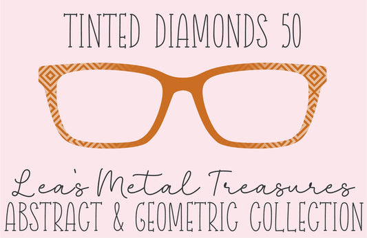 Tinted Diamonds Vertical Fade 50 Eyewear Frame Toppers COMES WITH MAGNETS