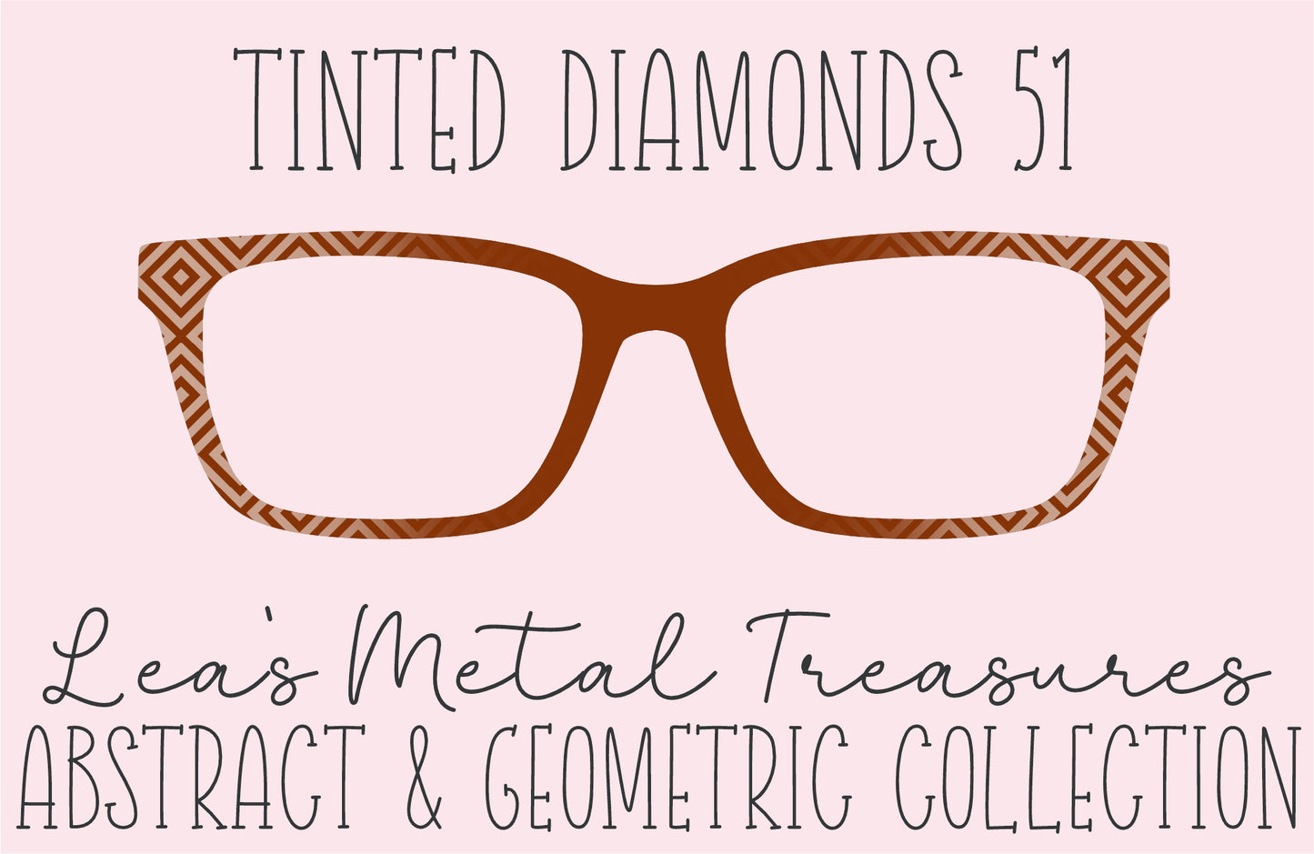 Tinted Diamonds Vertical Fade 51 Eyewear Frame Toppers COMES WITH MAGNETS
