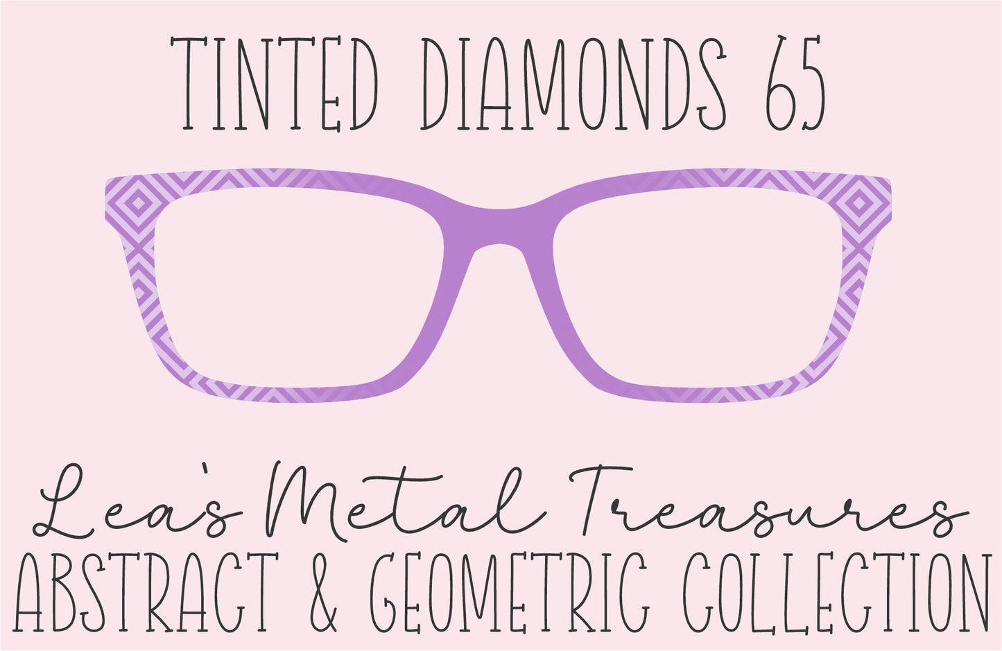 Tinted Diamonds Vertical Fade 65 Eyewear Frame Toppers COMES WITH MAGNETS