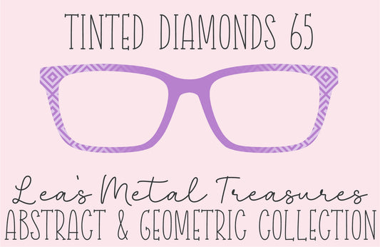 Tinted Diamonds Vertical Fade 65 Eyewear Frame Toppers COMES WITH MAGNETS