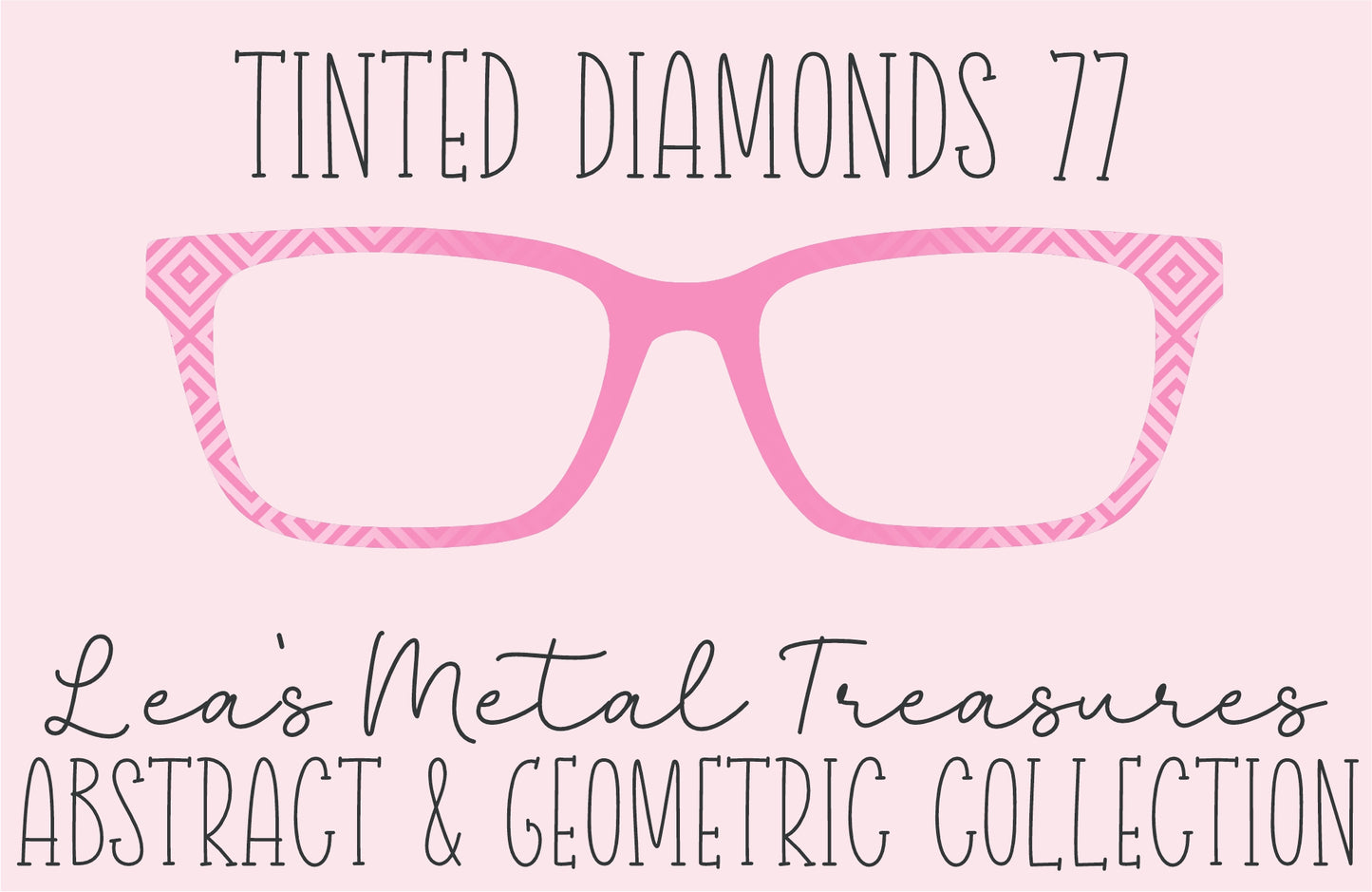 Tinted Diamonds Vertical Fade 77 Eyewear Frame Toppers COMES WITH MAGNETS