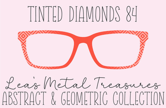 Tinted Diamonds Vertical Fade 84 Eyewear Frame Toppers COMES WITH MAGNETS