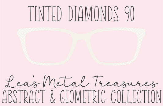 Tinted Diamonds Vertical Fade 90 Eyewear Frame Toppers COMES WITH MAGNETS