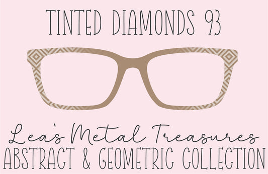 Tinted Diamonds Vertical Fade 93 Eyewear Frame Toppers COMES WITH MAGNETS
