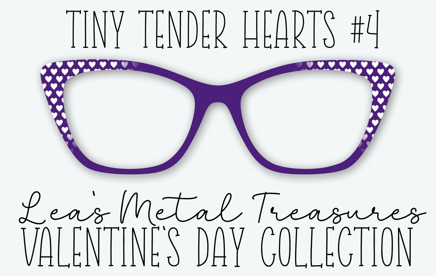 Tiny Tender Hearts 4 Eyewear Frame Toppers
