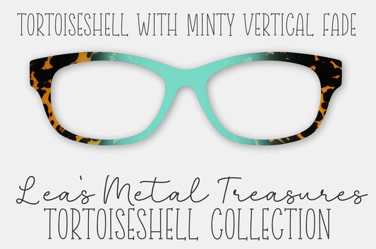 Tortoiseshell With Minty Vertical Fade Eyewear Frame Toppers