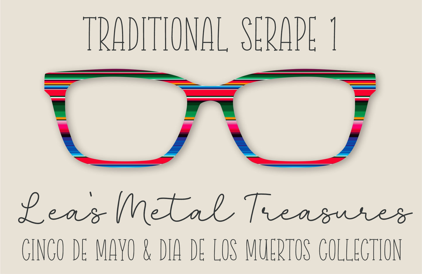 Traditional Serape 1 Eyewear Frame Toppers