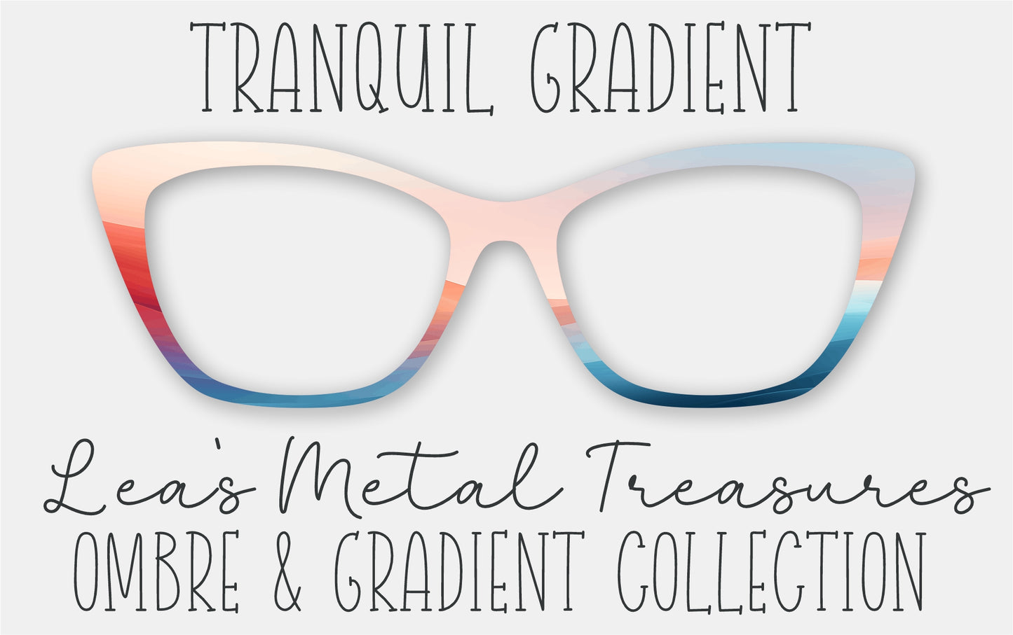 Tranquil Gradient Eyewear Frame Toppers