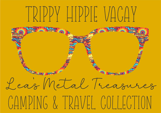 TRIPPY HIPPIE VACAY Eyewear Frame Toppers COMES WITH MAGNETS