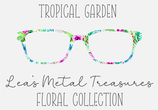 TROPICAL GARDEN Eyewear Frame Toppers COMES WITH MAGNETS