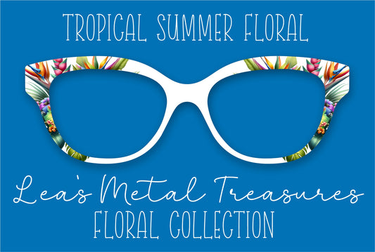Tropical Summer Floral Eyewear Frame Toppers
