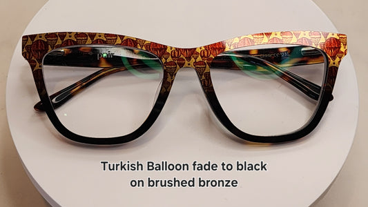 Turkish Balloon Eyewear Frame Toppers COMES WITH MAGNETS