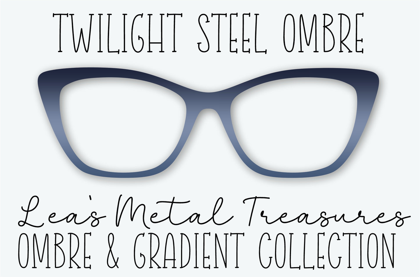 TWILIGHT STEEL OMBRE Eyewear Frame Toppers • Subscription Box Semi Exclusive COMING DECEMBER 2026