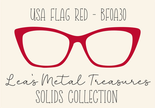USA FLAG RED BF0A30 Eyewear Frame Toppers COMES WITH MAGNETS