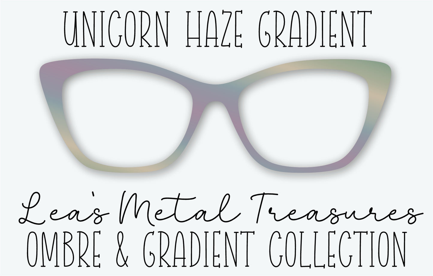 Unicorn Haze Gradient Eyewear Frame Toppers