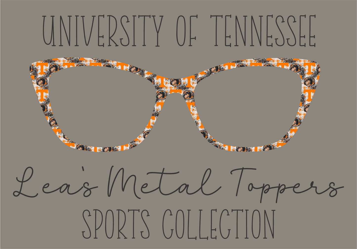 UNIVERSITY OF TENNESSEE Eyewear Frame Toppers COMES WITH MAGNETS