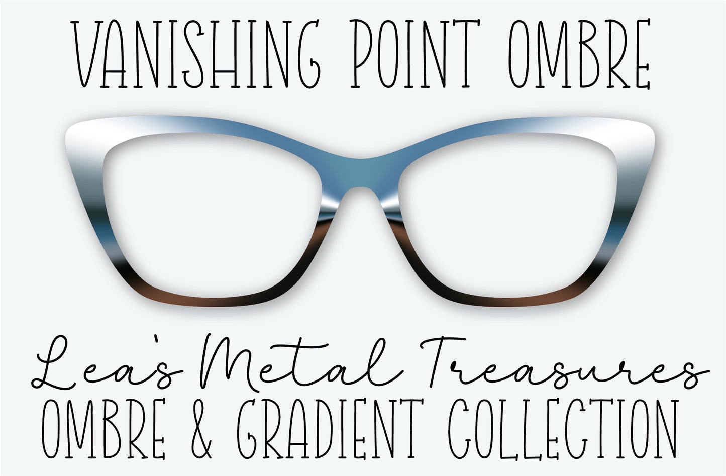 VANISHING POINT OMBRE Eyewear Frame Toppers • Subscription Box Semi Exclusive COMING FEBRUARY 2027 • FROM AUGUST 2026 BOX