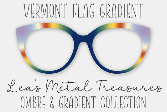 Vermont Flag Gradient Eyewear Frame Toppers