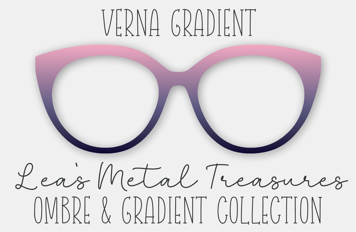 Verna Gradient Eyewear Frame Toppers