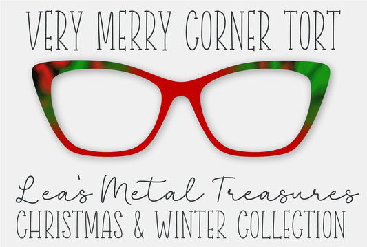 Very Merry Corner Tort Eyewear Frame Toppers COMES WITH MAGNETS