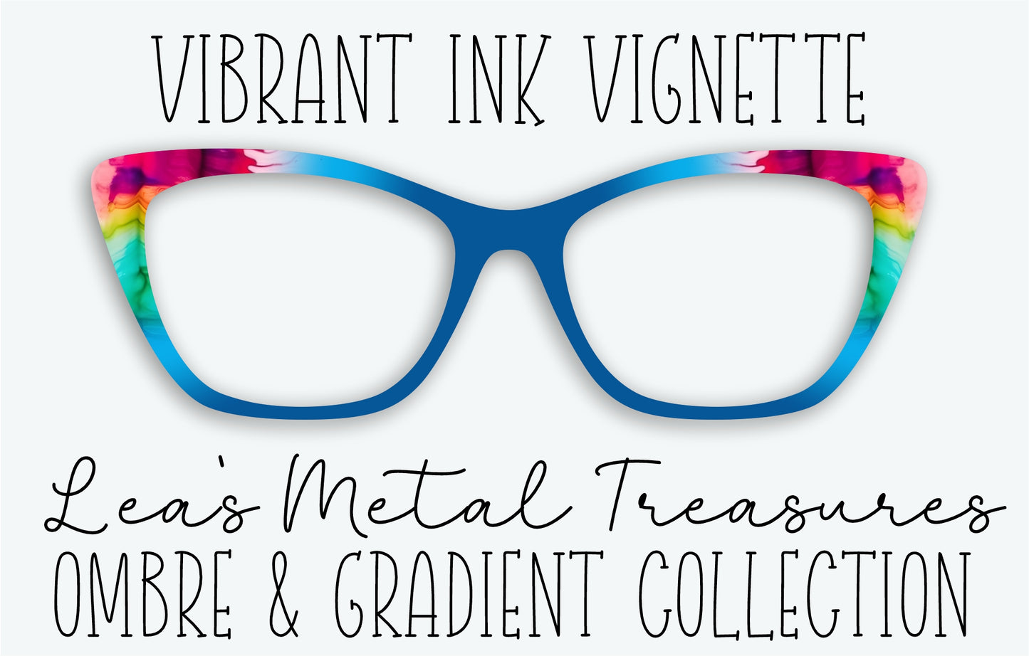 Vibrant Ink Vignette Eyewear Frame Toppers