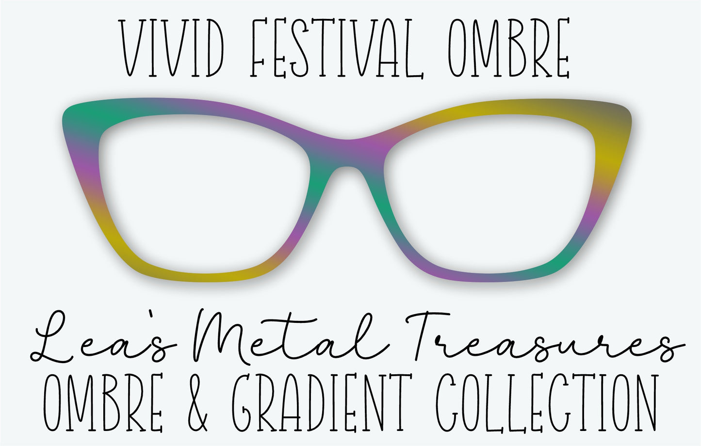 VIVID FESTIVAL OMBRE Eyewear Frame Toppers • Subscription Box Semi Exclusive COMING NOVEMBER 2026