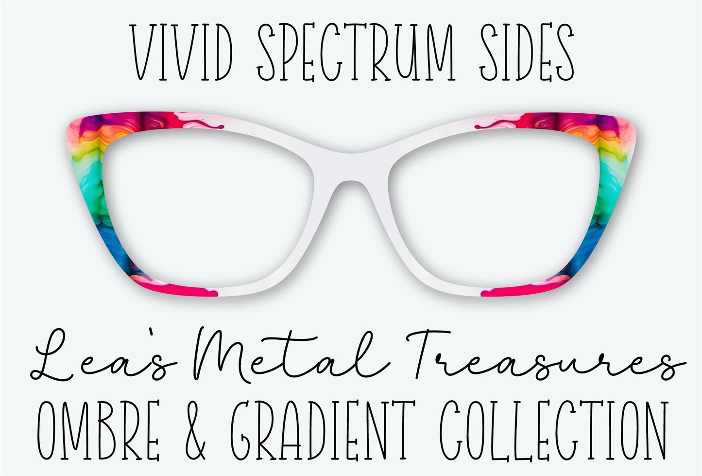 Vivid Spectrum Sides Eyewear Frame Toppers