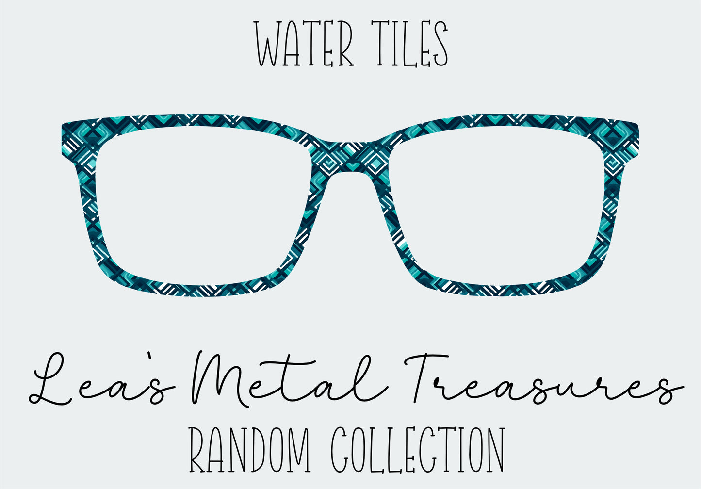 Water Tiles Eyewear Frame Toppers