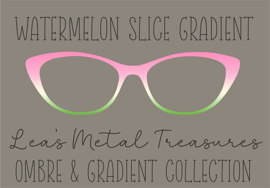 Watermelon Slice Gradient Eyewear Frame Toppers COMES WITH MAGNETS