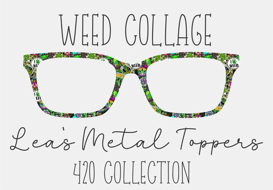 WEED COLLAGE Eyewear Frame Toppers COMES WITH MAGNETS