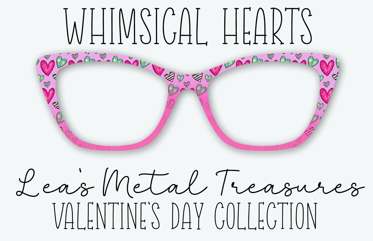 Whimsical Hearts Eyewear Frame Toppers