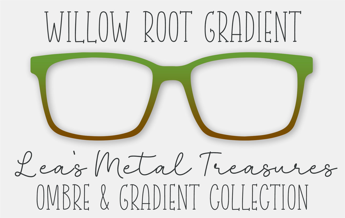 Willow Root Gradient Eyewear Frame Toppers
