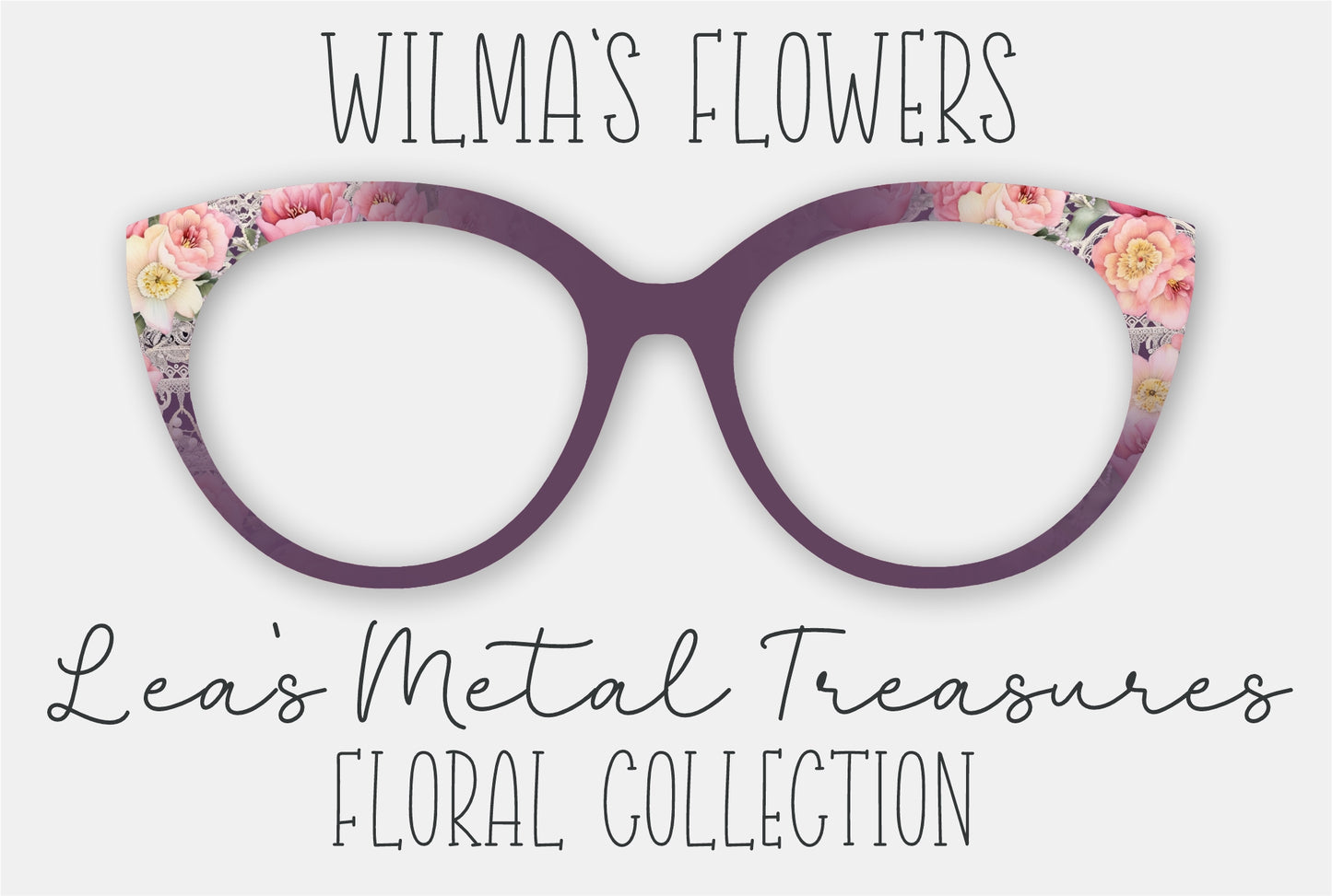 Wilma's Flowers Eyewear Frame Toppers