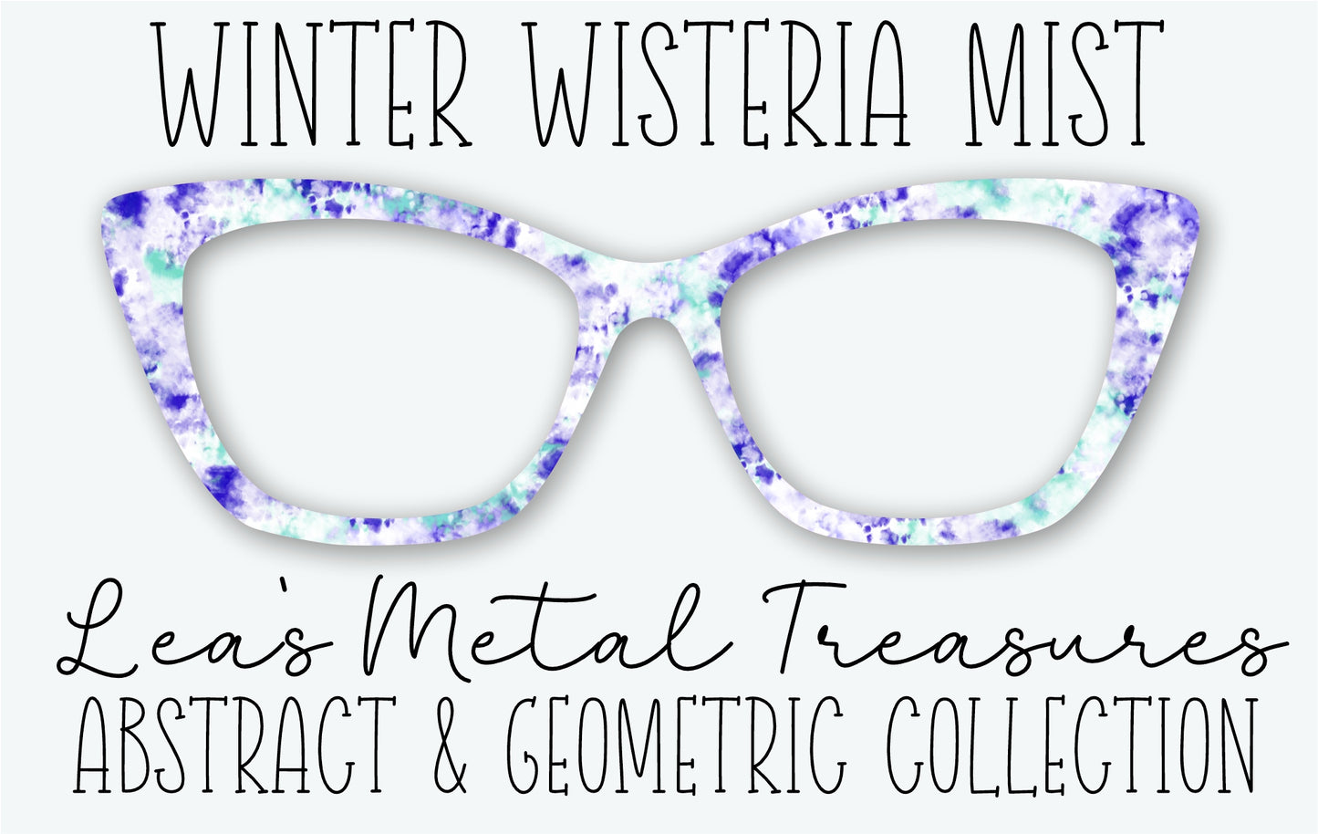 WINTER WISTERIA MIST Eyewear Frame Toppers • FEBRUARY 2026 TOPPER OF THE MONTH