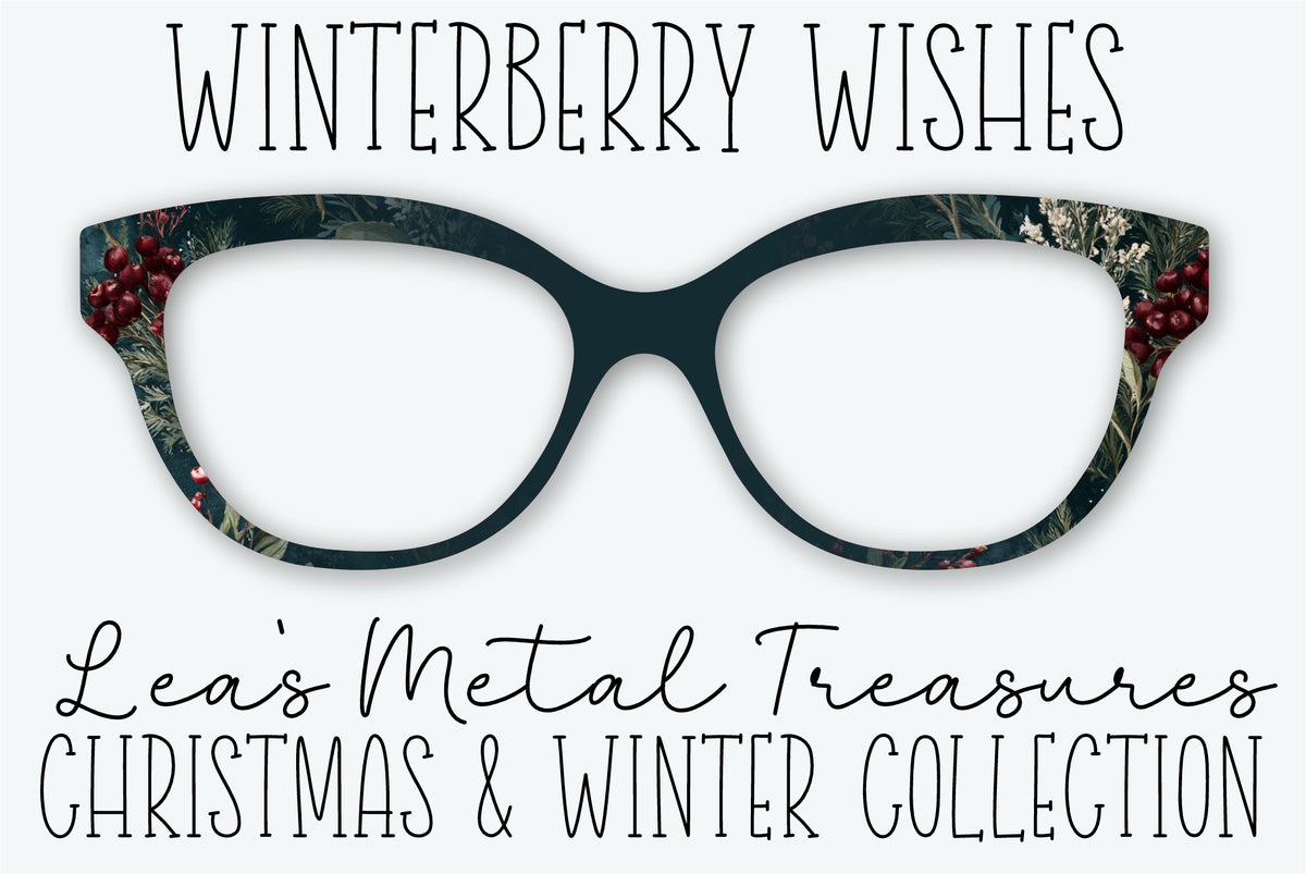 WINTERBERRY WISHES Eyewear Frame Toppers