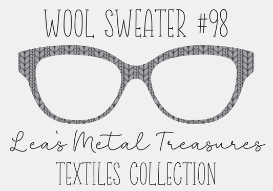 WOOL SWEATER #98 Eyewear Frame Toppers COMES WITH MAGNETS