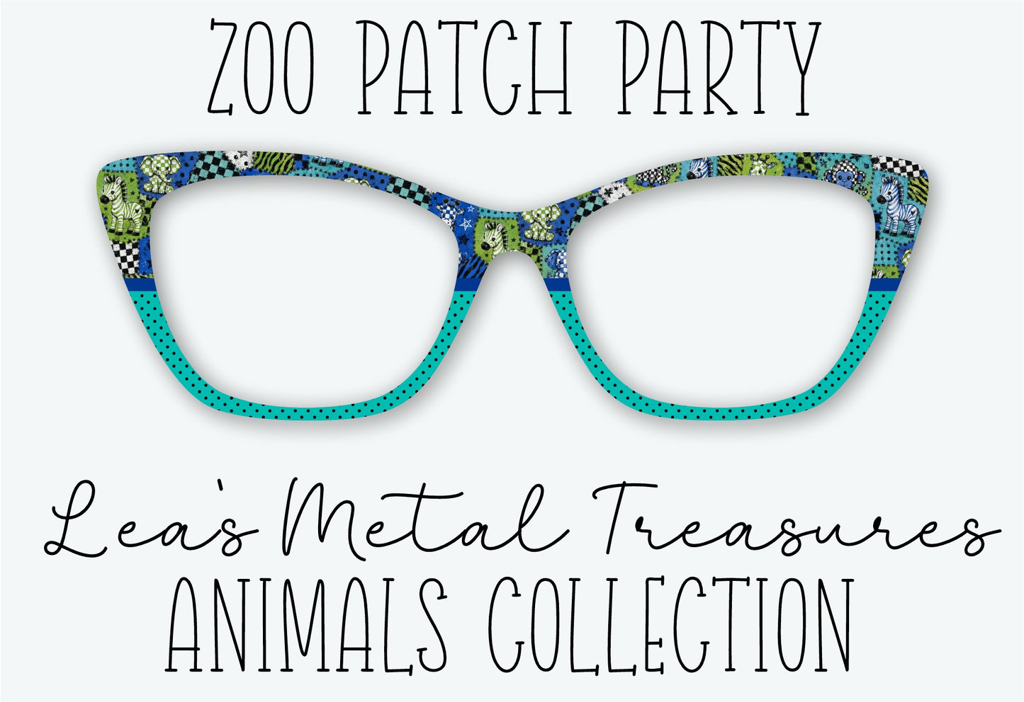 ZOO PATCH PARTY Eyewear Frame Toppers