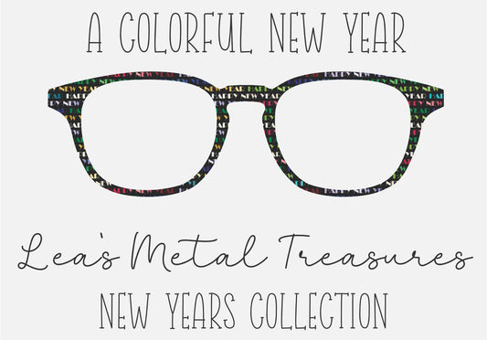 A Colorful New Year Eyewear Frame Toppers COMES WITH MAGNETS