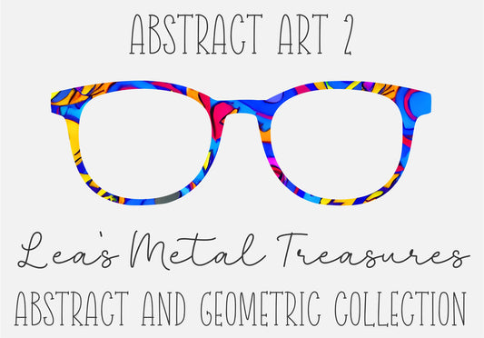 Abstract Art 2 Eyewear Frame Toppers COMES WITH MAGNETS