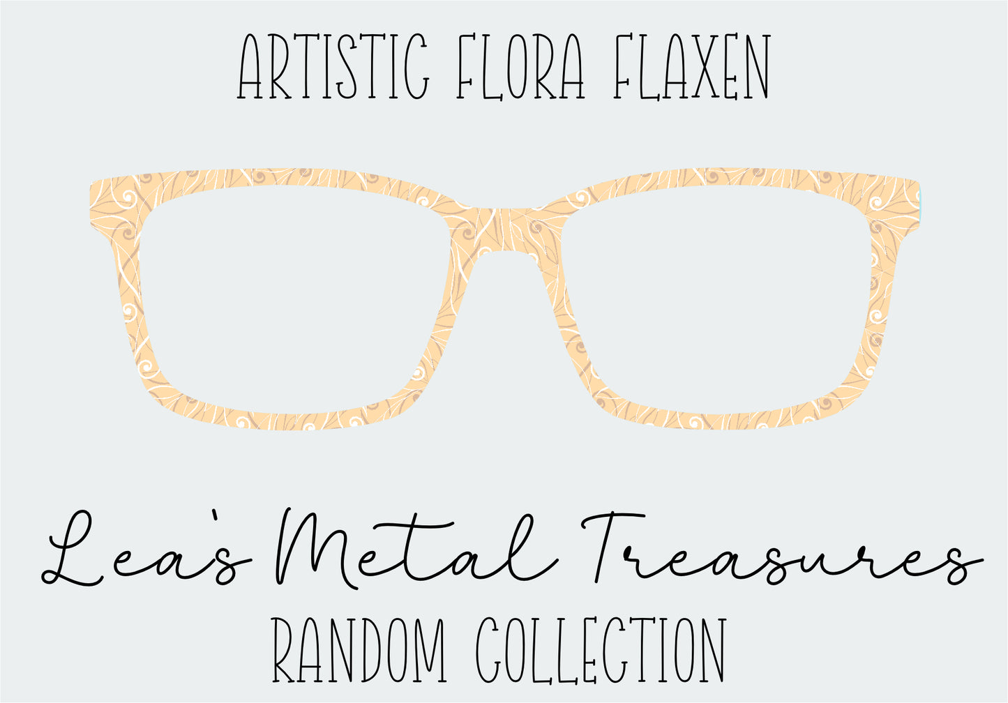 Artistic Flora Flaxen Eyewear Frame Toppers