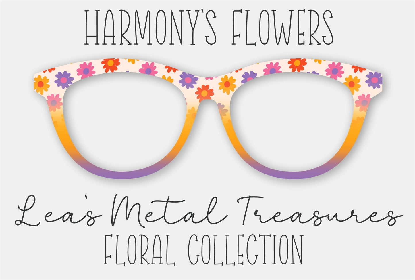 Harmony's Flowers Eyewear Frame Toppers
