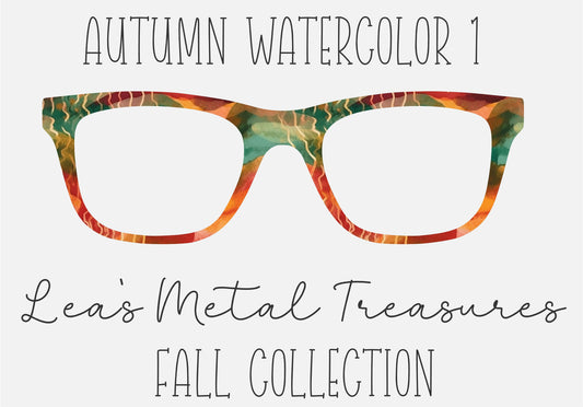 Autumn Watercolor 1 Eyewear Frame Toppers COMES WITH MAGNETS