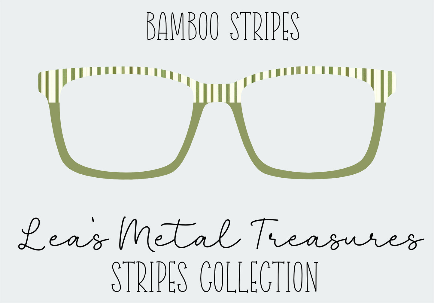 Bamboo Split Eyewear Frame Toppers