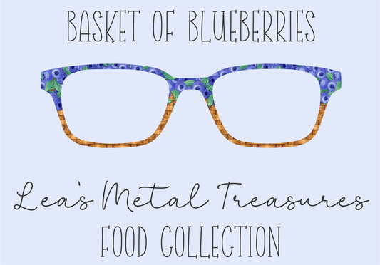 Basket of Blueberries Eyewear Toppers COMES WITH MAGNETS